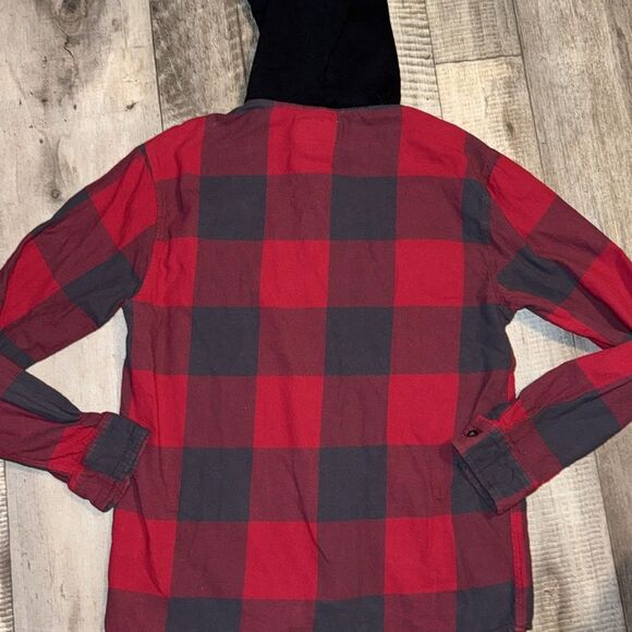 VALOR hooded‎ flannel shirt- size Small - Picture 2 of 8
